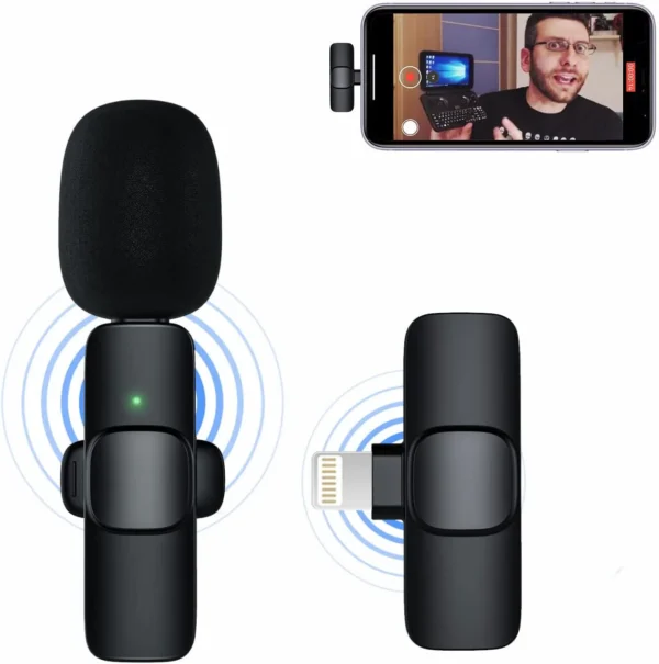 🎤 WIRELESS MICROPHONE K9 – Micrófono Inalámbrico Profesional para Streaming y Grabaciones - Imagen 2